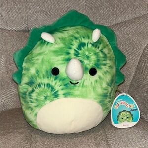 Squishmallows Green and White Reptile Plush